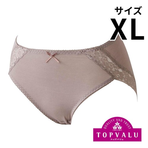 ショーツクローゼット 蒸れ軽減ショーツ ふつう 婦人 ブラウン XL トップバリュ