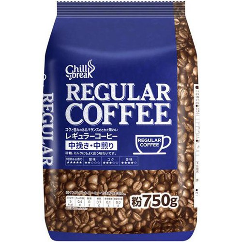 【粉】チルブレイク レギュラーコーヒー 750g