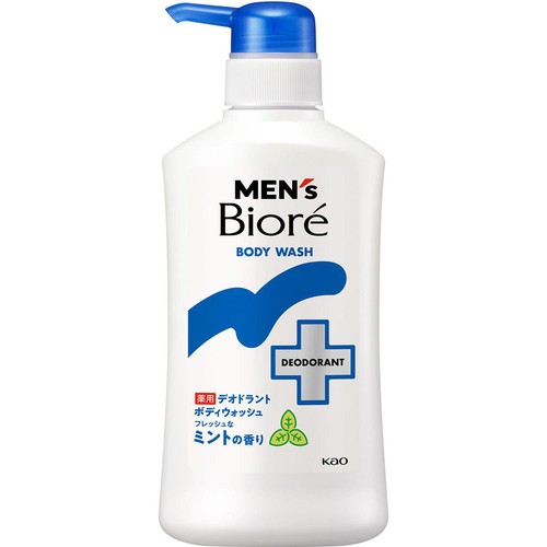 花王 メンズビオレ 薬用デオドラントボディウォッシュ フレッシュなミントの香り 本体  420ml