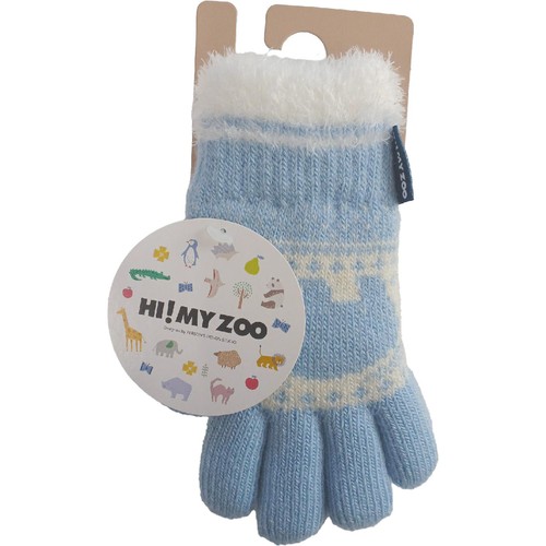Hi!MYZOO 2重手袋 ブルー