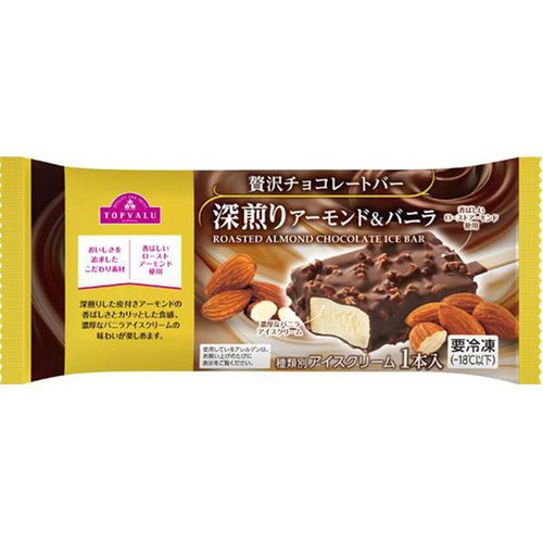 贅沢チョコレートバー 深煎りアーモンド&バニラ 90ml トップバリュ
