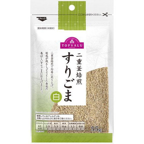 すりごま 白 55g トップバリュ Green Beans | グリーンビーンズ by AEON