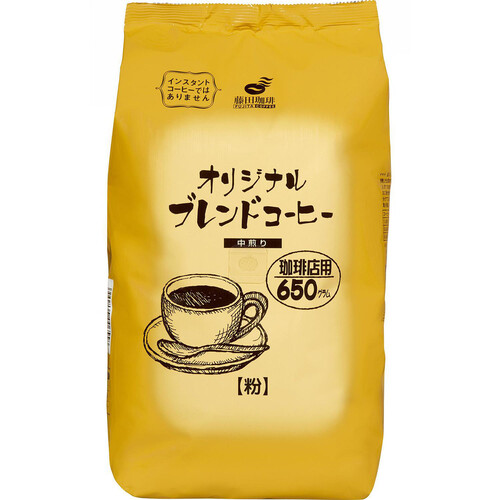 藤田珈琲 珈琲店用オリジナルブレンドコーヒー 中煎り 650g Green 