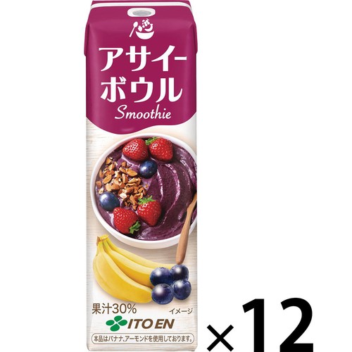 伊藤園 アサイーボウルスムージー 1ケース 240ml x 12本