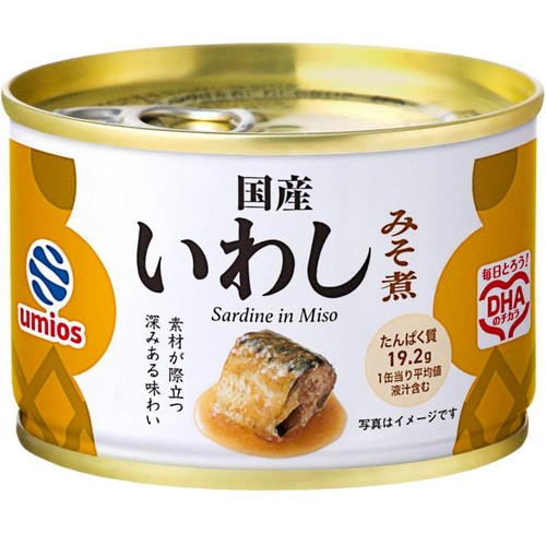 Umios 国産 いわしみそ煮 150g