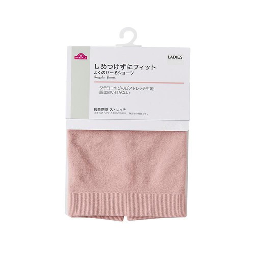 フリーサイズショーツ レギュラー 婦人 ピンク L-2XL トップバリュ