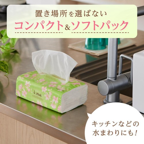 大王製紙 エリエール イーナ ソフトパックティッシュ 200組6個