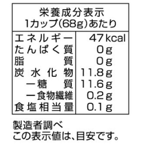 和歌山産業 シャインマスカットゼリー 68g x 4個