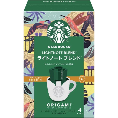 ネスレ スターバックス オリガミ パーソナルドリップ コーヒー ライトノート ブレンド 4袋入