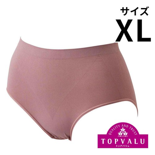 婦人 お尻立体編みショーツ XL ピンク トップバリュ
