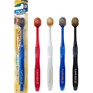 エビス プレミアムケアハブラシ 7列レギュラー やわらかめ 1本 Green