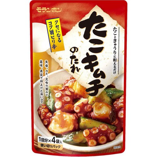 モランボン たこキムチのたれ 4袋入 100g