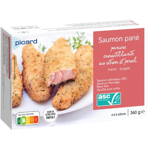 ピカール サーモンのパン粉付け【冷凍】 360g