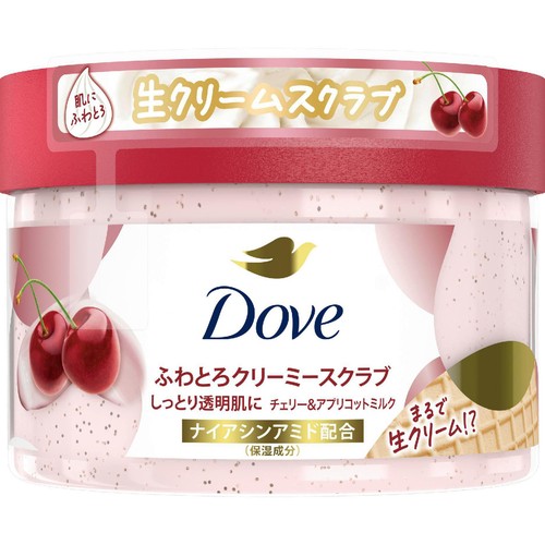 ユニリーバ ダヴ ふわとろクリーミースクラブ チェリー&アプリコットミルク 298g