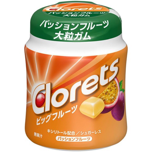 モンデリーズ クロレッツ ビッグフルーツ パッションフルーツ ボトル 112g