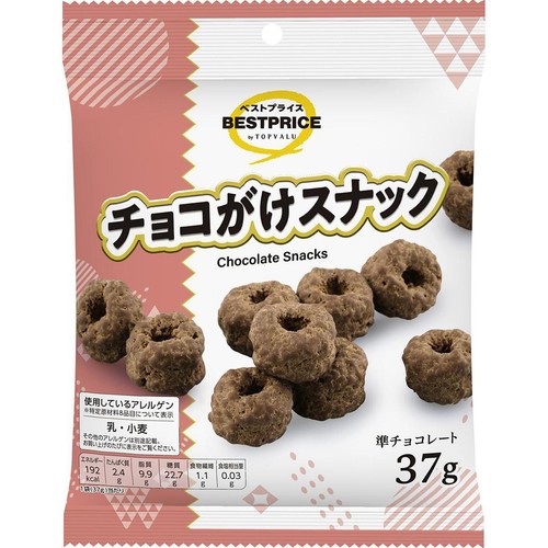 チョコがけスナック 37g トップバリュベストプライス