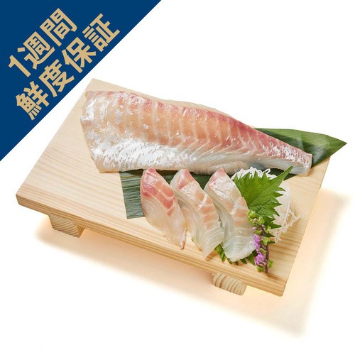 [鮮度+]【冷蔵】愛媛県産 養殖活〆真鯛刺身用(腹) 1冊 80g