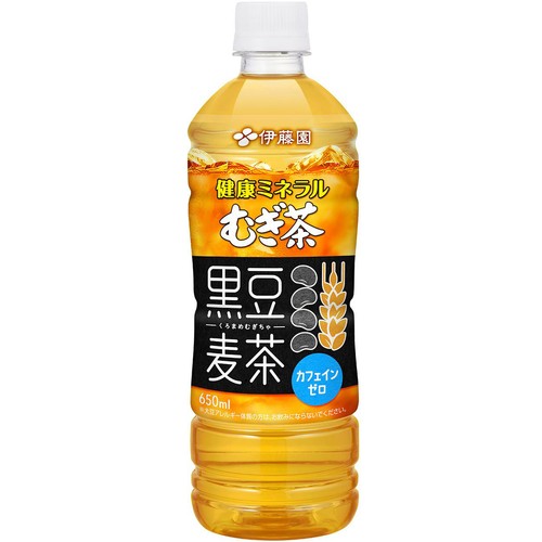 麦茶 伊藤園 健康ミネラルむぎ茶 黒豆麦茶 650ml Green Beans | グリーン