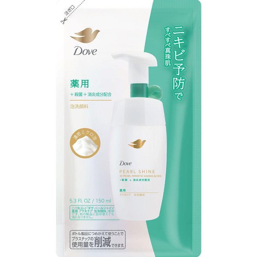 ユニリーバ ダヴ パールシャイン 薬用 アクネケア 泡洗顔料 つめかえ用 150ml