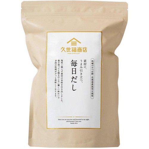 サンクゼール 久世福商店 毎日だし 7g x 20包
