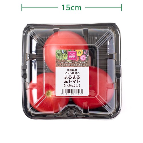埼玉県産イオン農場 まるまる赤トマト(へたなし) 400g(3-5個)
