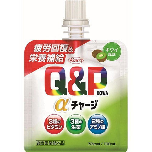 コーワ 【指定医薬部外品】キューピーコーワαチャージ キウイ風味 100ml x 6個