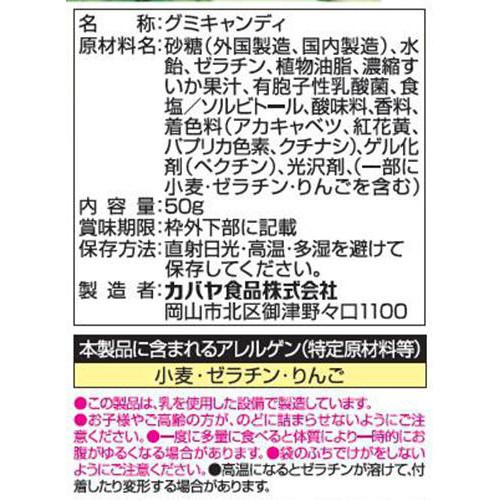 カバヤ食品 すいかグミ 50g