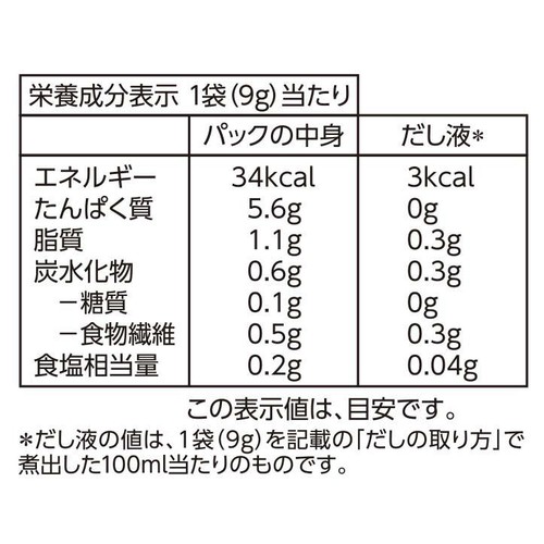 天然だしパックかつお味(焼きあご入り) 9g x 14袋 トップバリュ