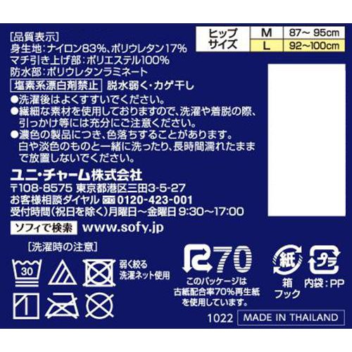 ユニ・チャーム ソフィ 極ぴたFIT ナイトガードタイプ L ブラック