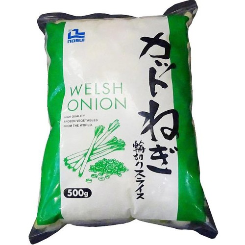 ノースイ カットねぎ 輪切りスライス【冷凍】 500g Green Beans