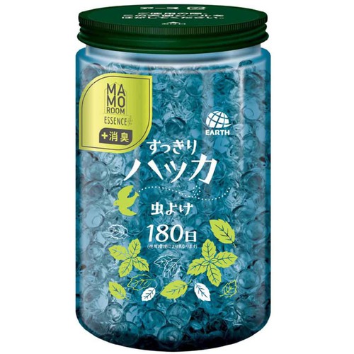 アース製薬 マモルームエッセンス 虫よけパール 180日用 すっきりハッカ 虫除け 芳香剤 500g