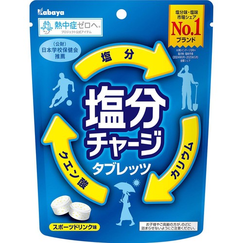 カバヤ食品 塩分チャージタブレッツ 81g