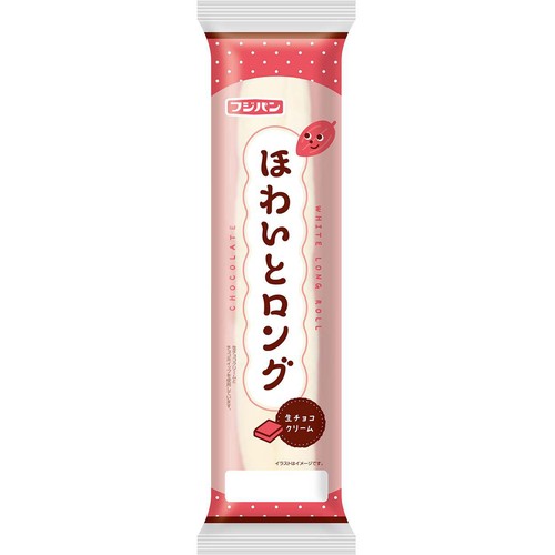 フジパン ほわいとロング 生チョコクリーム 1個