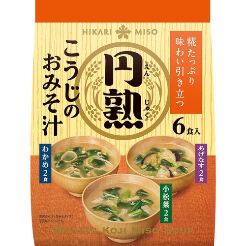 ひかり味噌 円熟 こうじのおみそ汁 6食入
