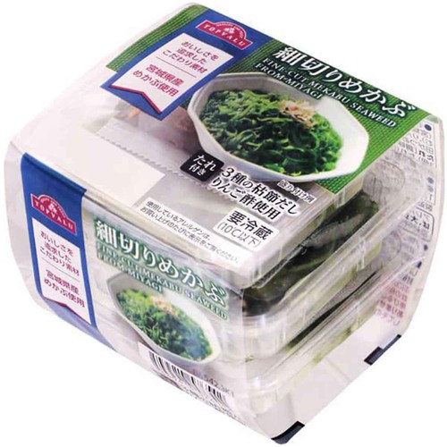 宮城県産細切りめかぶ  40g x 3個 トップバリュ