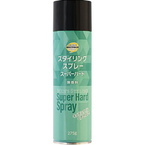 メンズスタイリングスプレースーパーハード 275g トップバリュベストプライス