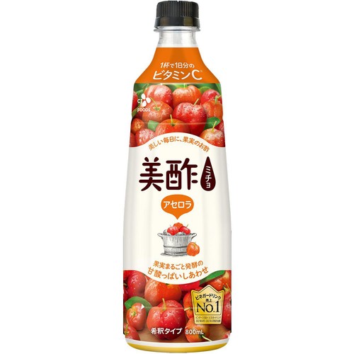 CJ FOODS JAPAN 美酢アセロラ 800ml