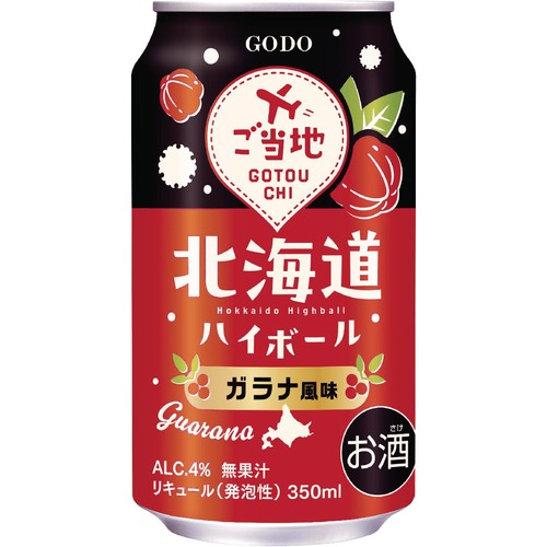 4%】 合同酒精 北海道ハイボールガラナ風味 350ml Green Beans