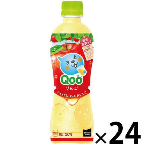 コカ・コーラ ミニッツメイドQooりんご 1ケース 425ml x 24本 コカ・コーラ ミニッツメイドQooりんご 1ケース 425ml x 24本