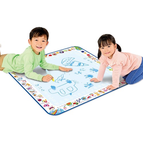スイスイおえかき あお 遊んで学べる知育たっぷりシート おえかき