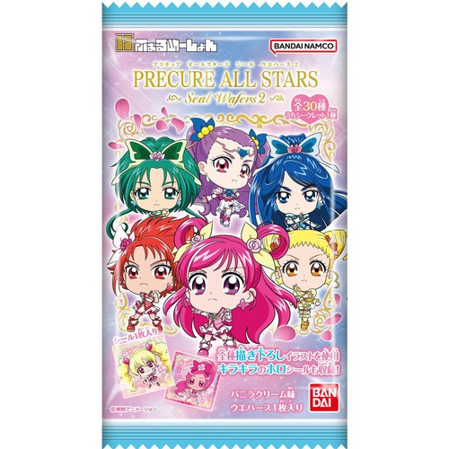 プリキュア　ウエハース バンダイ にふぉるめーしょん プリキュアオールスターズ シール