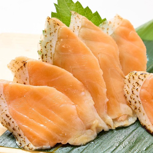 【冷凍】 寿司ネタ サーモン焼ハラス 使いやすい10枚入 60g