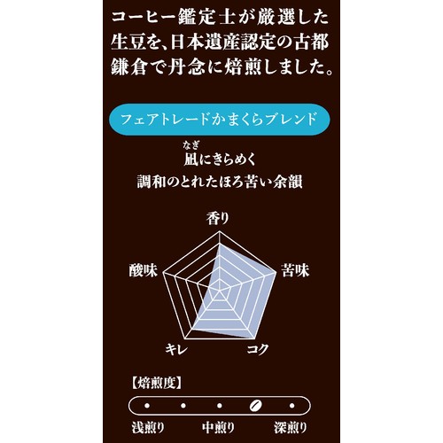 三本珈琲 【ドリップ】鎌倉焙煎珈琲 フェアトレードかまくらブレンド 8g x 8袋入