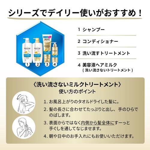 P&G パンテーン モイストスムースリペア 美容液ヘアミルク 125ml