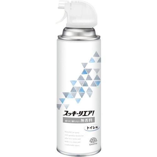 アース製薬 スッキーリエア! トイレ用 消臭スプレー 無香料 350ml