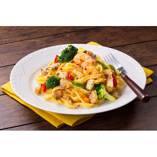 柳川冷凍食品 海鮮レモンペッパーパスタ【冷凍】 280g