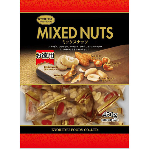 共立食品 ミックスナッツピロボリュームパック 450g Green Beans
