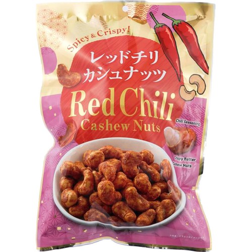 徳永製菓 レッドチリ カシューナッツ 215g
