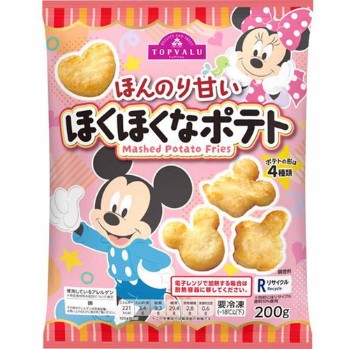 ほんのり甘い ほくほくなポテト【冷凍】 200g トップバリュ Green