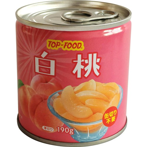 トップフード 白桃缶詰 190g Green Beans | グリーンビーンズ by AEON